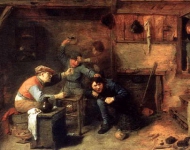 Peasants Fighting, 1631-35, Alte Pinakothek